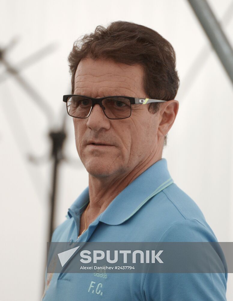 Football. Russian national team's head coach Fabio Capello holds news conference