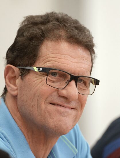Football. Russian national team's head coach Fabio Capello holds news conference