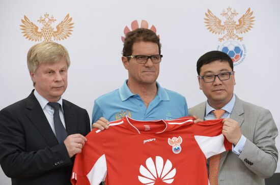 Football. Russian national team's head coach Fabio Capello holds news conference
