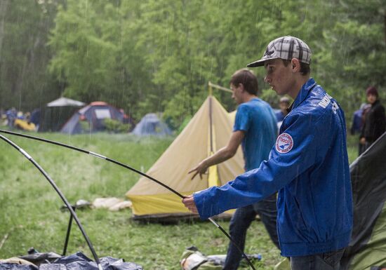 Student jamboree in the Omsk Region