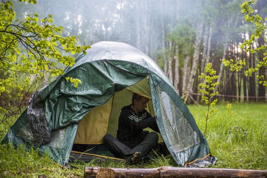Student jamboree in the Omsk Region