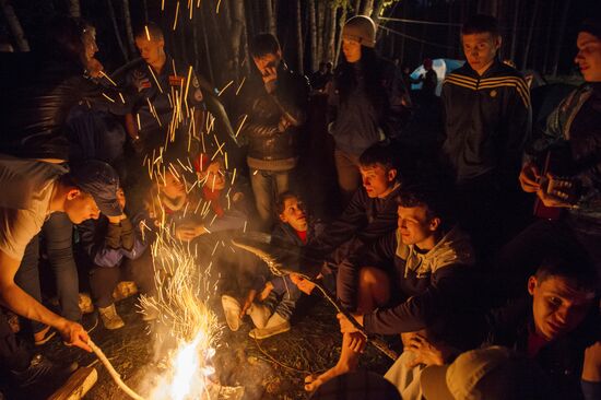 Student jamboree in the Omsk Region