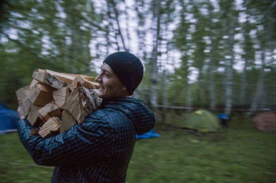 Student jamboree in the Omsk Region