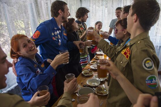 Student jamboree in the Omsk Region