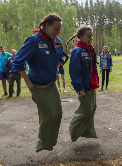 Student jamboree in the Omsk Region