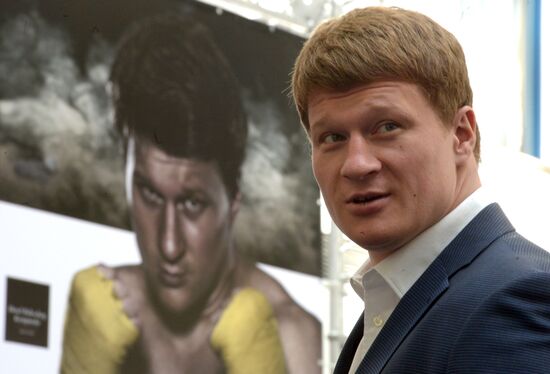 Boxing. News conference by Alexander Povetkin and Manuel Charr
