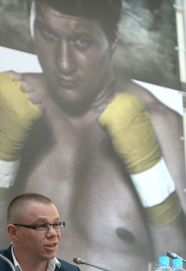 Boxing. News conference by Alexander Povetkin and Manuel Charr