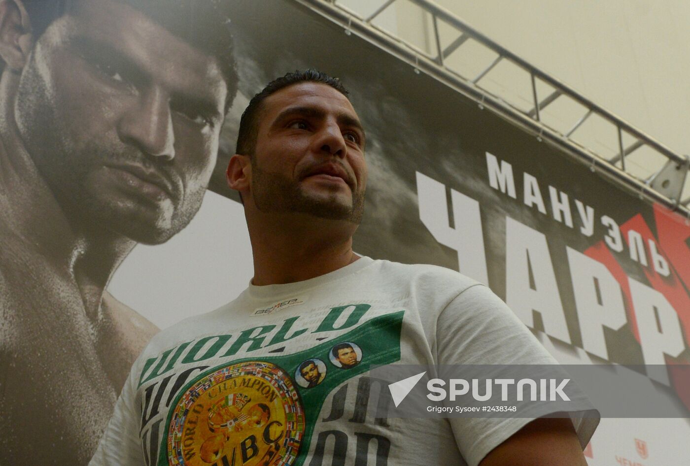Boxing. News conference by Alexander Povetkin and Manuel Charr