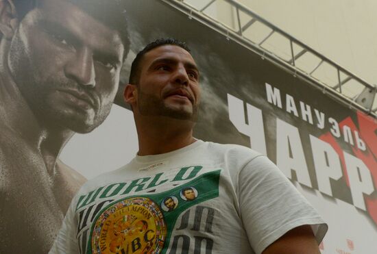 Boxing. News conference by Alexander Povetkin and Manuel Charr