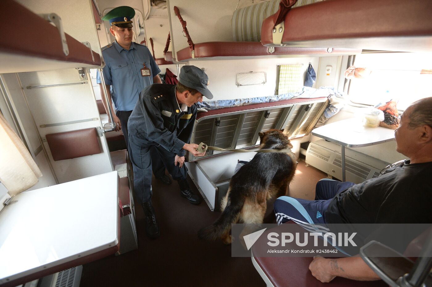Daily routine of the frontier post on Russia-Kazakhstan border