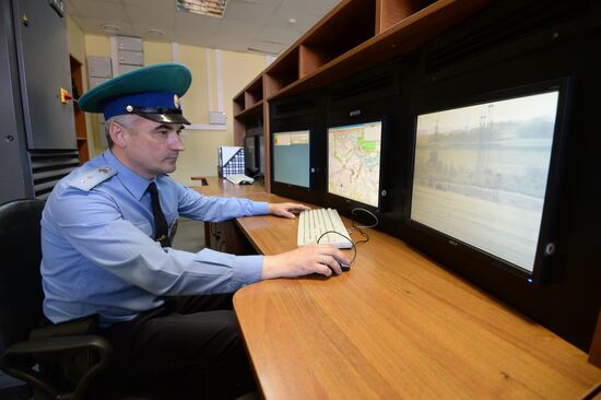 Daily routine of the frontier post on Russia-Kazakhstan border