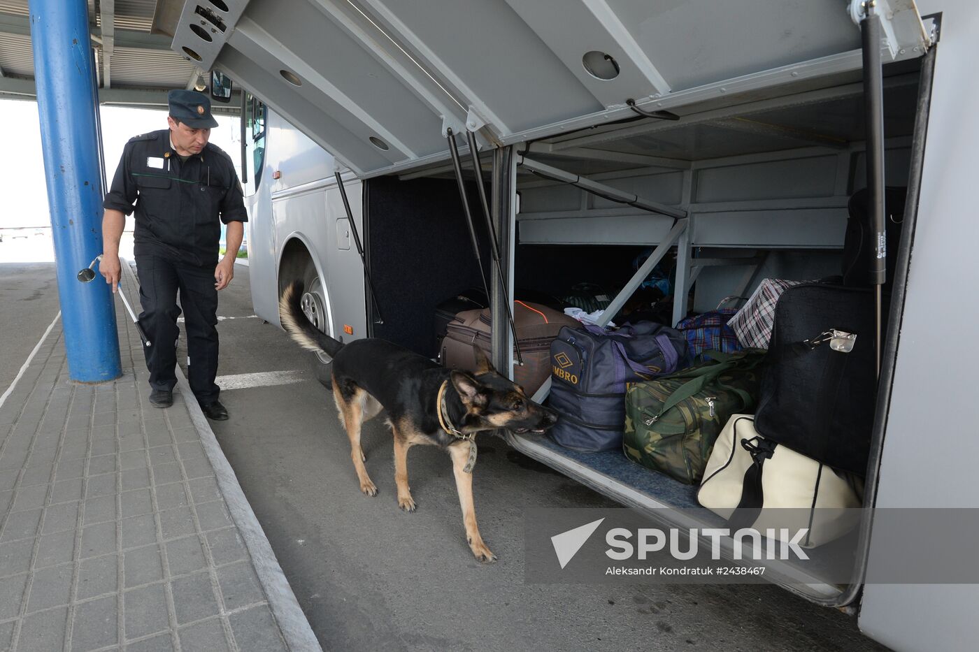 Daily routine of the frontier post on Russia-Kazakhstan border