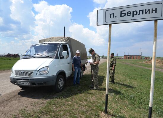 Daily routine of the frontier post on Russia-Kazakhstan border