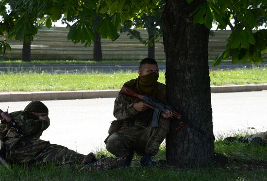 Situation in area of Donetsk international airport