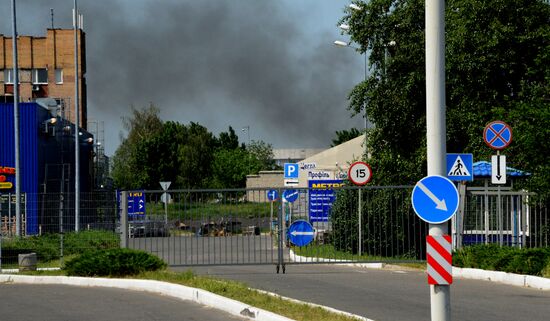 Situation in area of Donetsk international airport