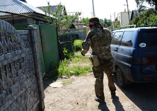 Situation in area of Donetsk international airport