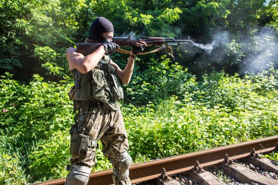 Situation in Semyonovka, Donetsk Region