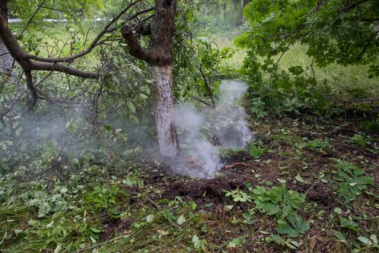 Situation in Semyonovka, Donetsk Region