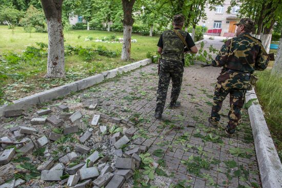 Situation in Semyonovka, Donetsk Region