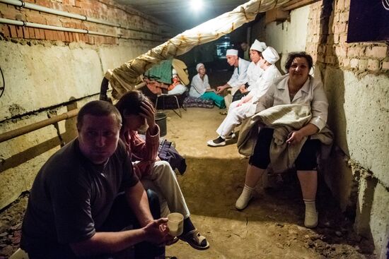 Situation in Semyonovka, Donetsk Region