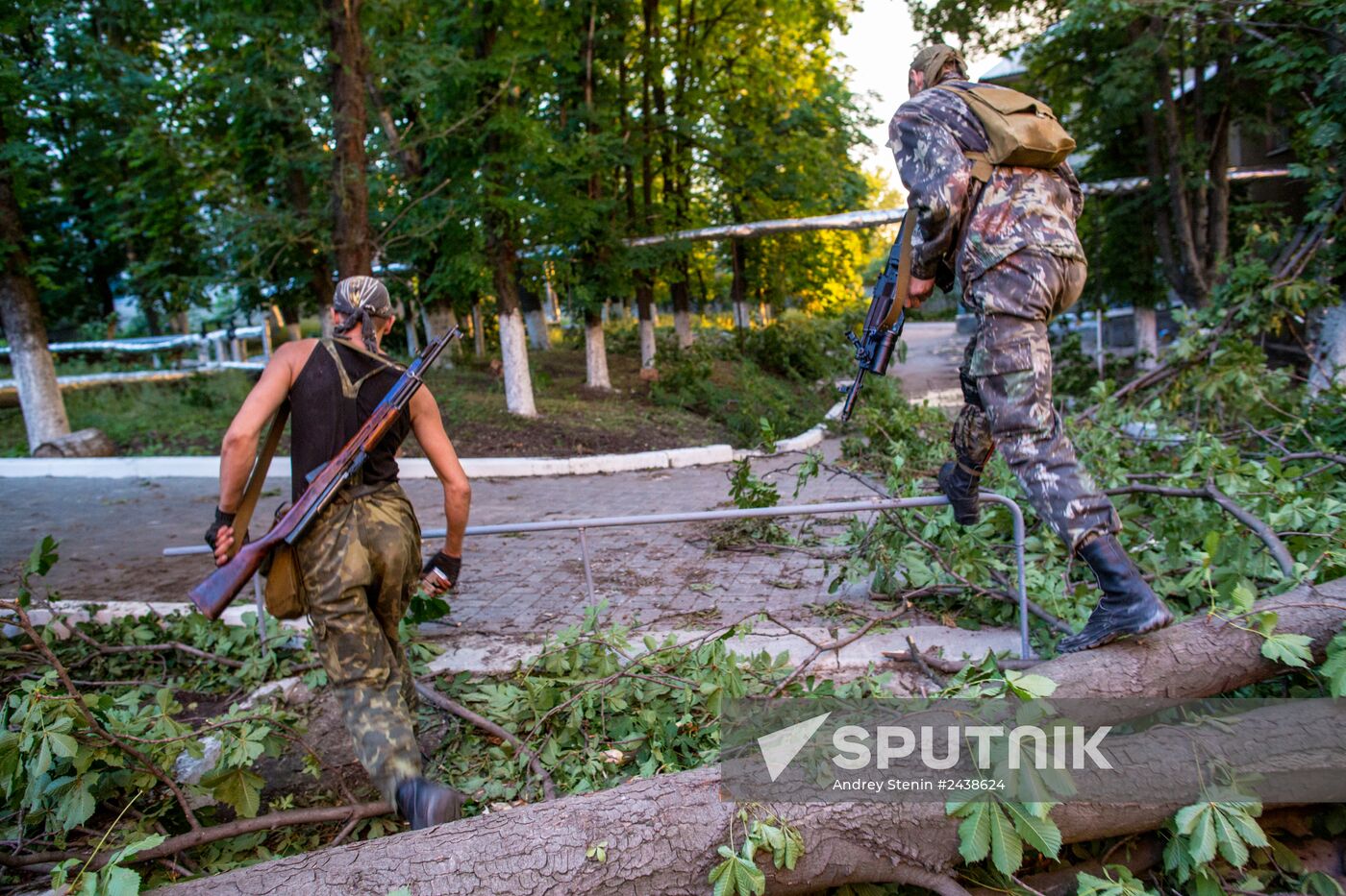 Situation in Semyonovka, Donetsk Region
