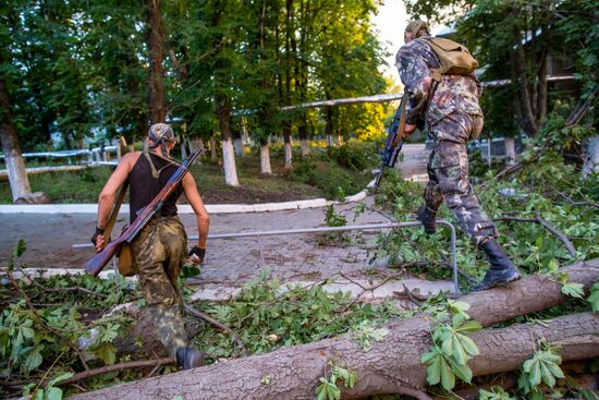 Situation in Semyonovka, Donetsk Region