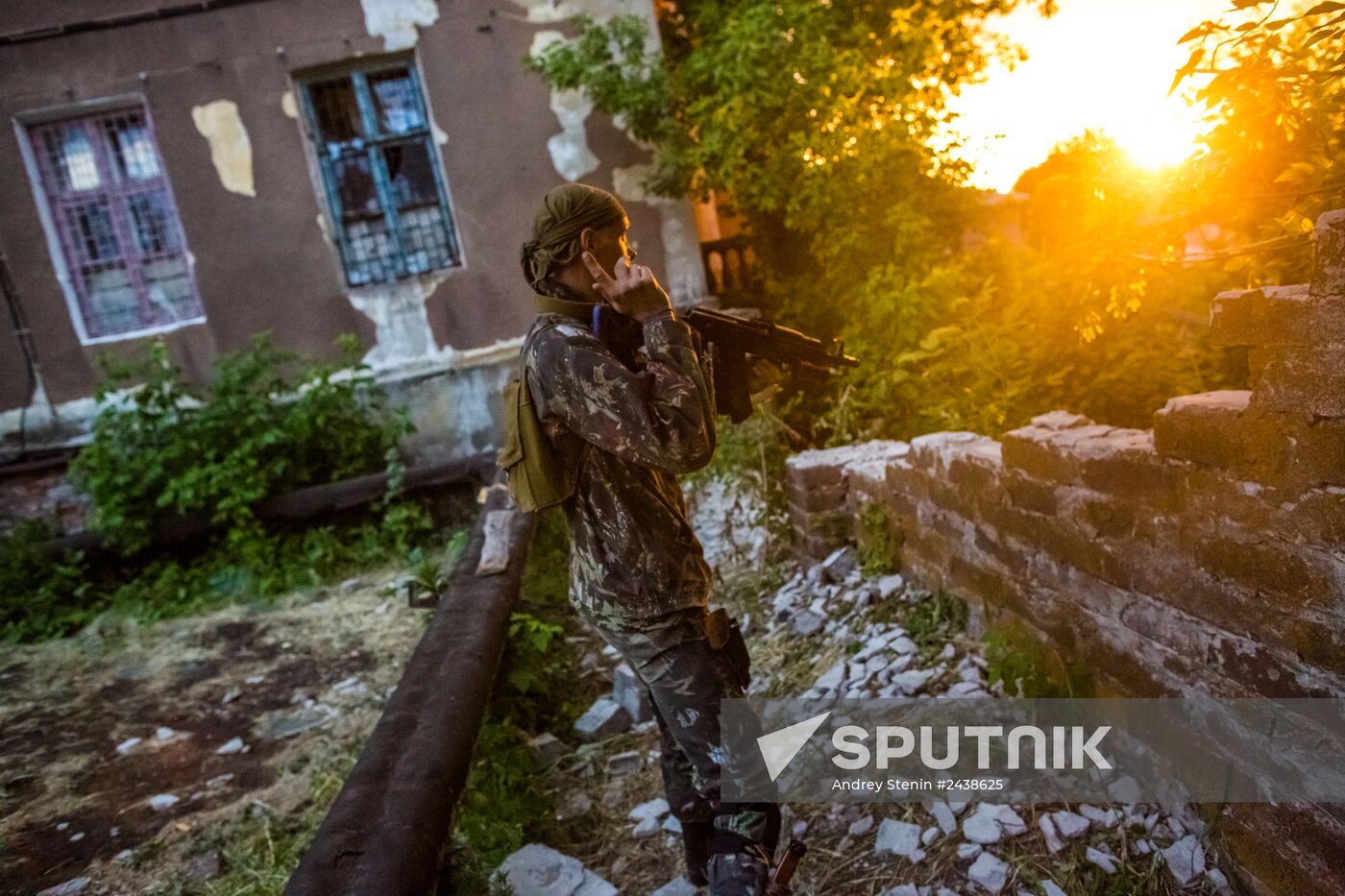 Situation in Semyonovka, Donetsk Region