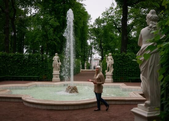 Launching the Summer Garden fountains in St. Petersburg