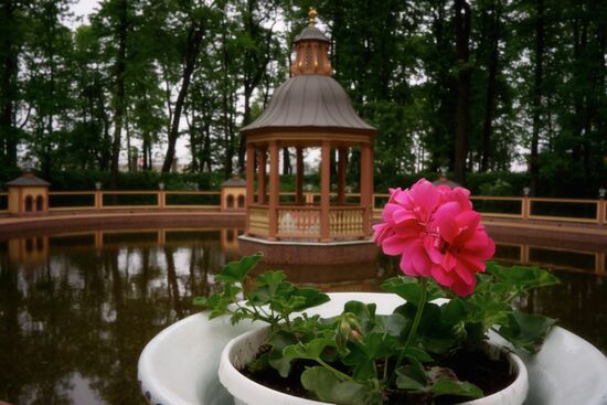 Launching the Summer Garden fountains in St. Petersburg