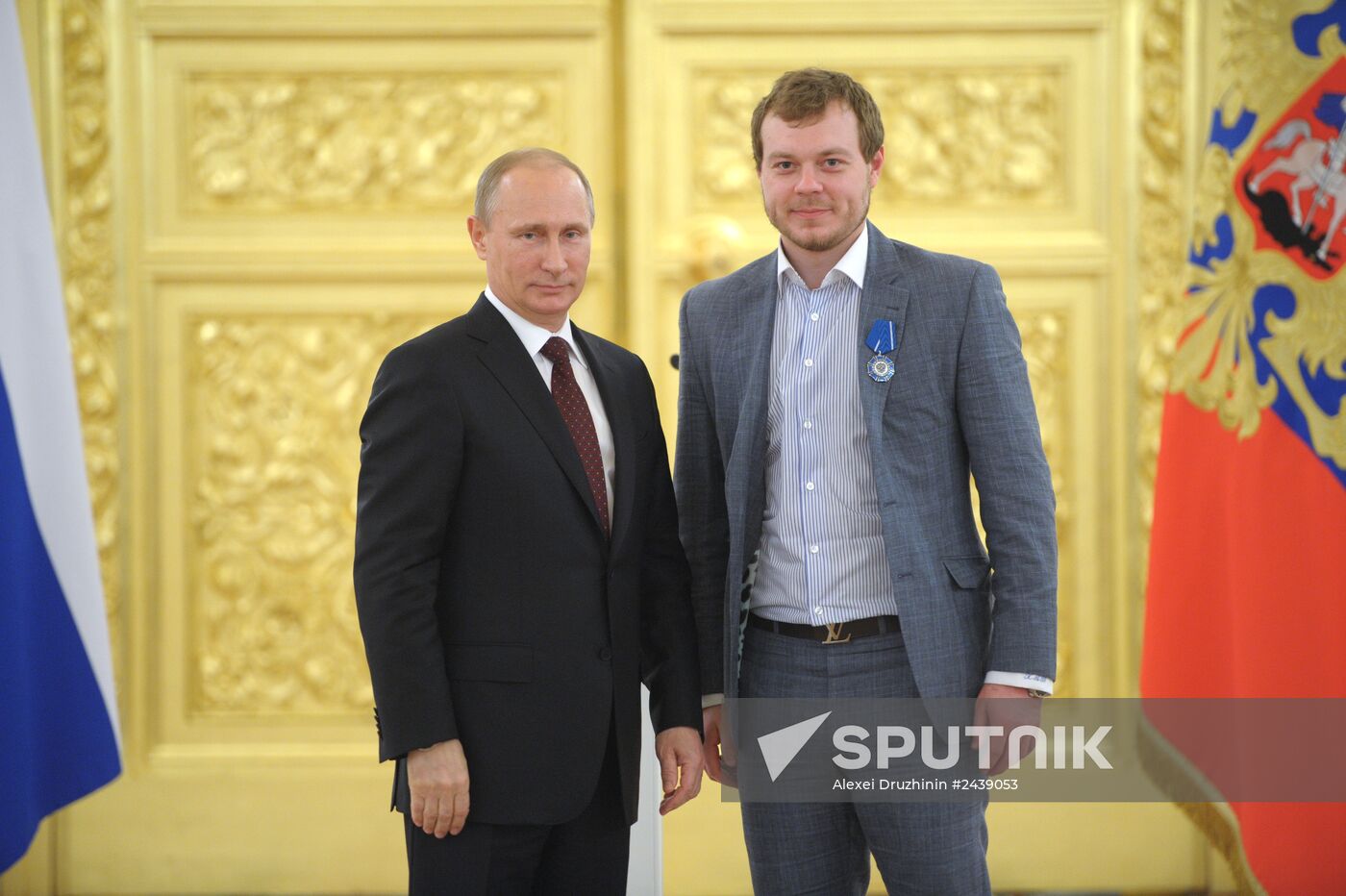 Kremlin award ceremony on Russian ice hockey team's win