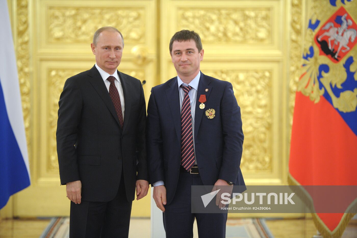 Kremlin award ceremony on Russian ice hockey team's win