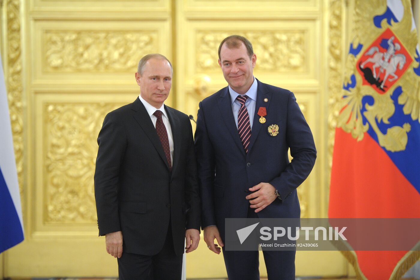 Kremlin award ceremony on Russian ice hockey team's win