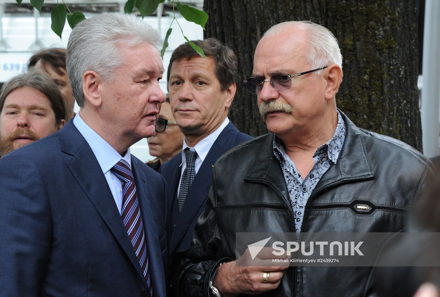 Vladimir Putin at unveiling of statue of Sergei Mikhalkov in central Moscow