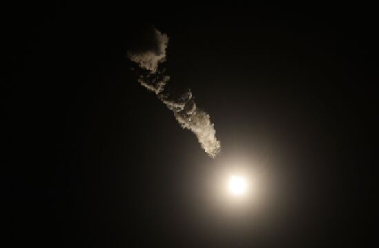 Soyuz-TMA-13M manned spacecraft lifts off from Baikonur Space Center