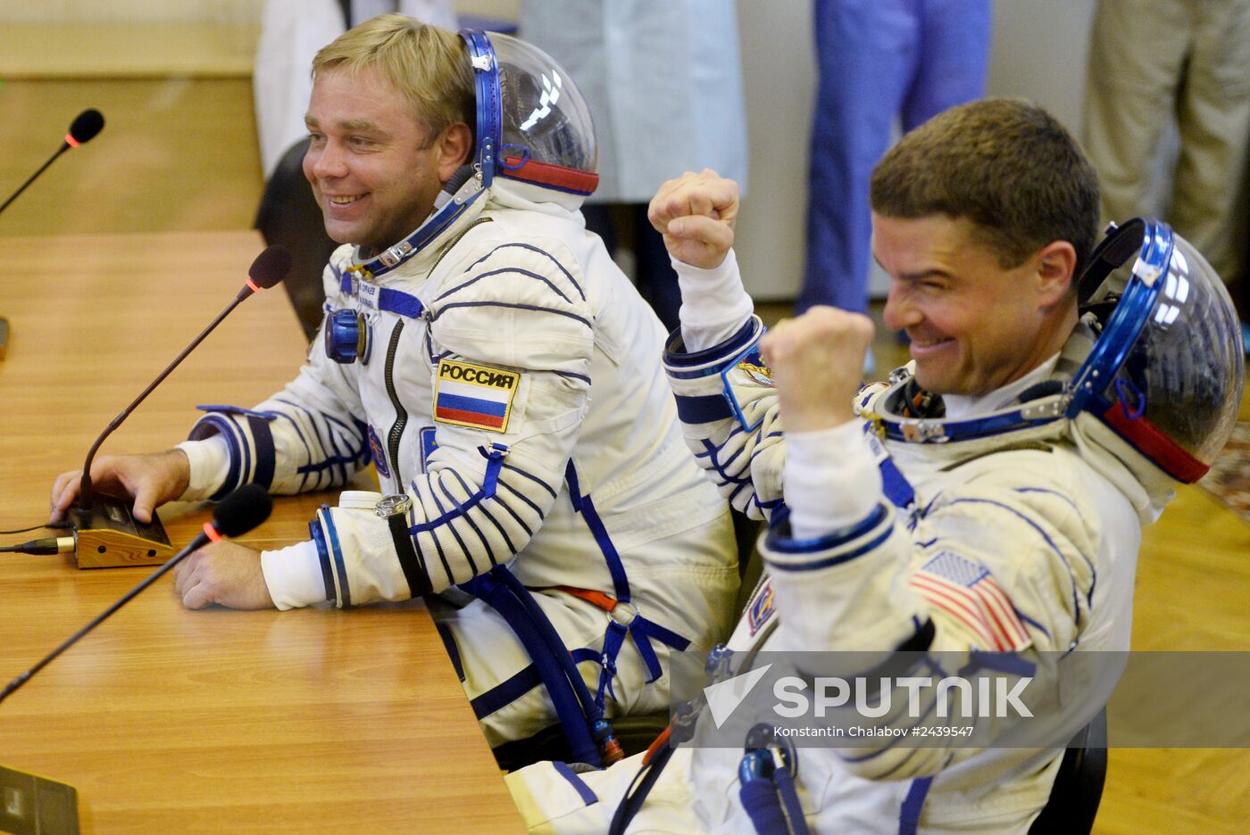 Soyuz-TMA-13M manned spacecraft lifts off from Baikonur Space Center