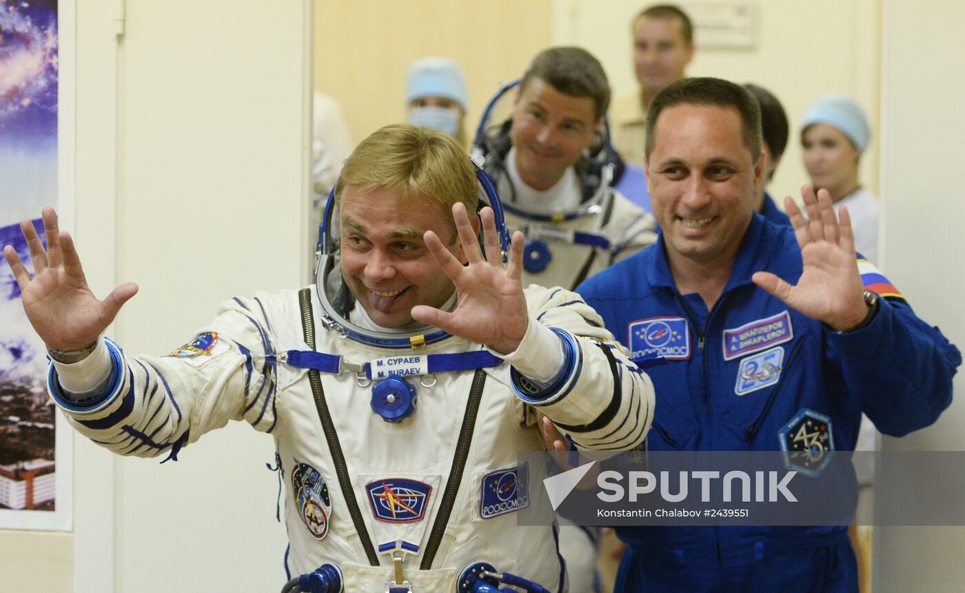 Soyuz-TMA-13M manned spacecraft lifts off from Baikonur Space Center