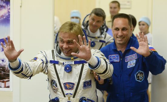 Soyuz-TMA-13M manned spacecraft lifts off from Baikonur Space Center