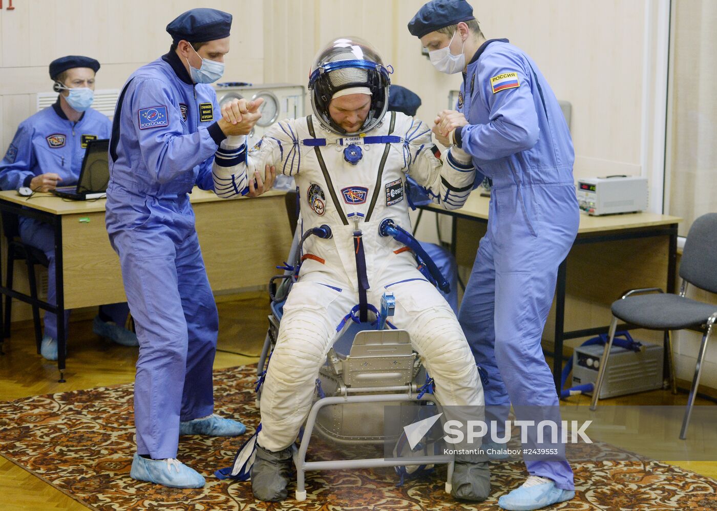 Soyuz-TMA-13M manned spacecraft lifts off from Baikonur Space Center