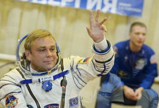 Soyuz-TMA-13M manned spacecraft lifts off from Baikonur Space Center