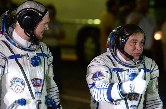 Soyuz-TMA-13M manned spacecraft lifts off from Baikonur Space Center