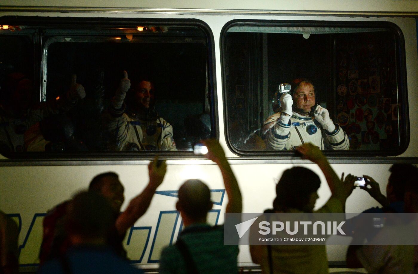 Soyuz-TMA-13M manned spacecraft lifts off from Baikonur Space Center