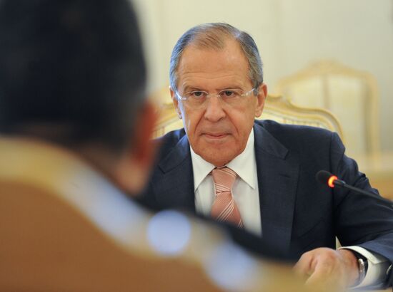 Sergei Lavrov meets with Elías José Jaua Milano