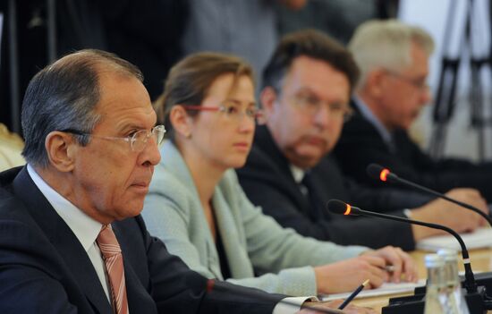 Sergei Lavrov meets with Elías José Jaua Milano
