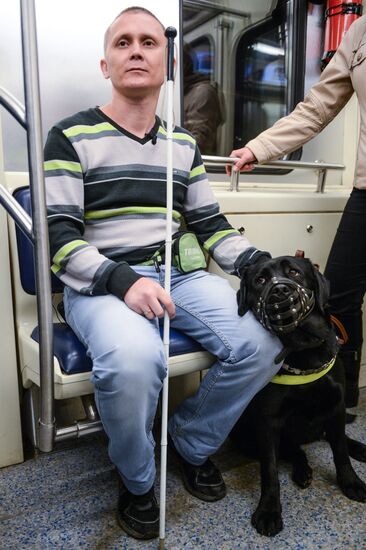 training of guide dogs for people with disabilities
