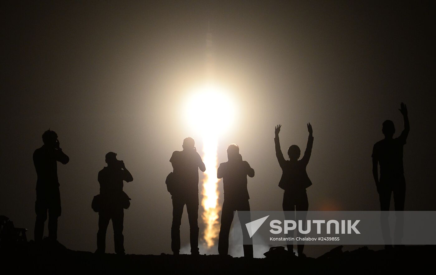 Soyuz-TMA-13M manned spacecraft lifts off from Baikonur Space Center