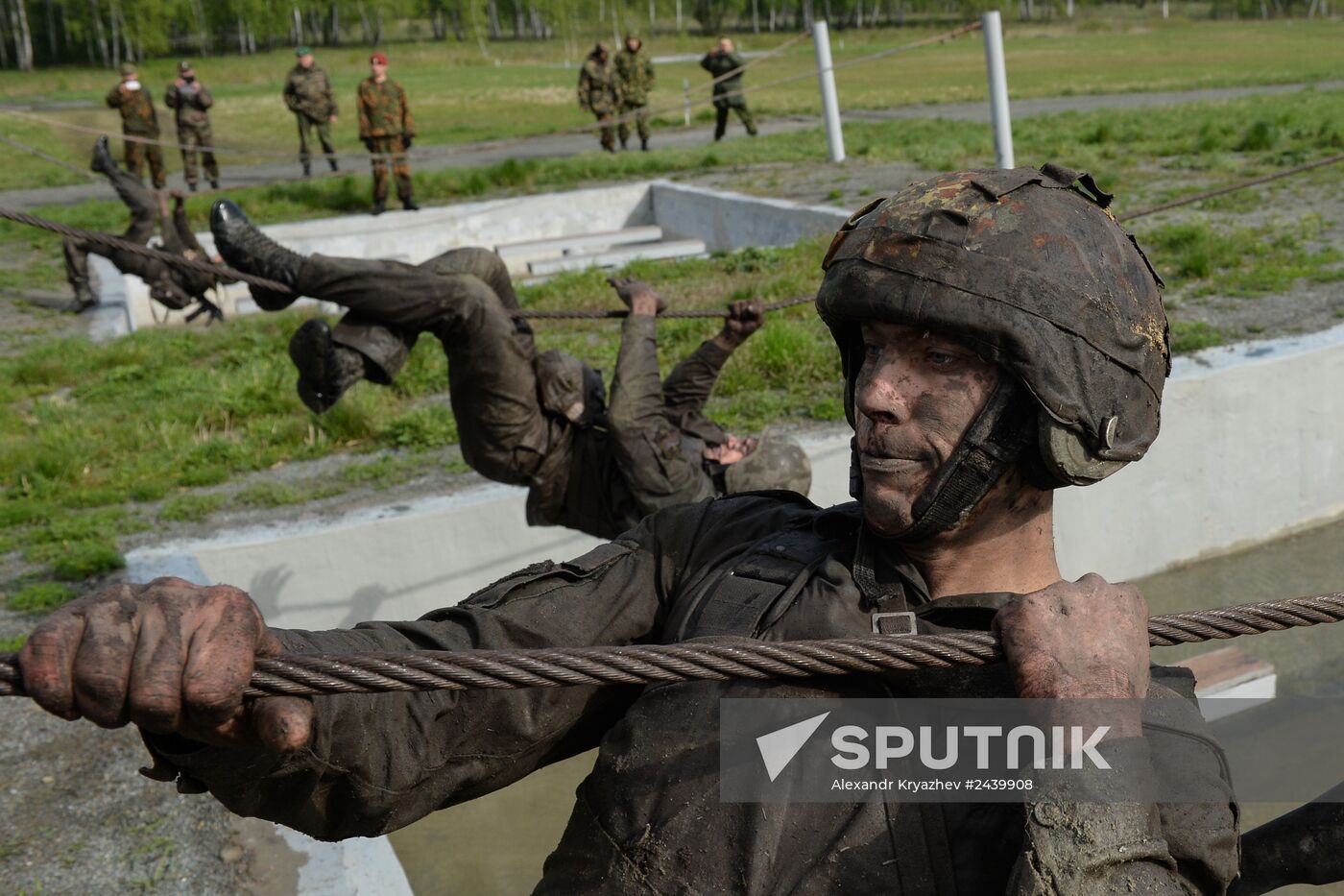 Qualification trials for right to wear maroon beret