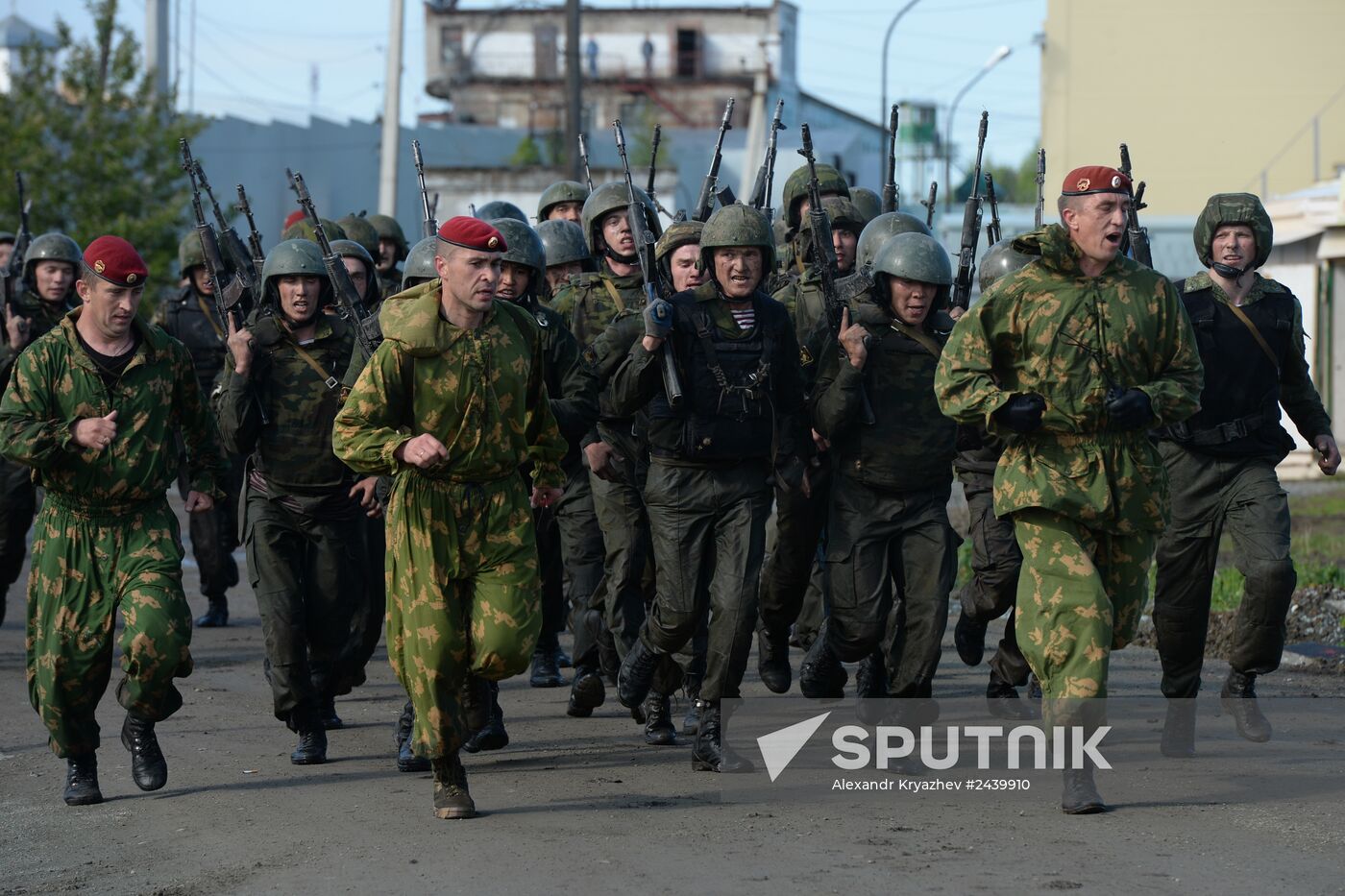 Qualification trials for right to wear maroon beret