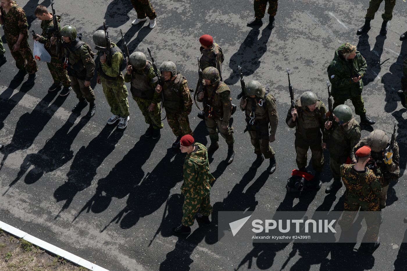Qualification trials for right to wear maroon beret