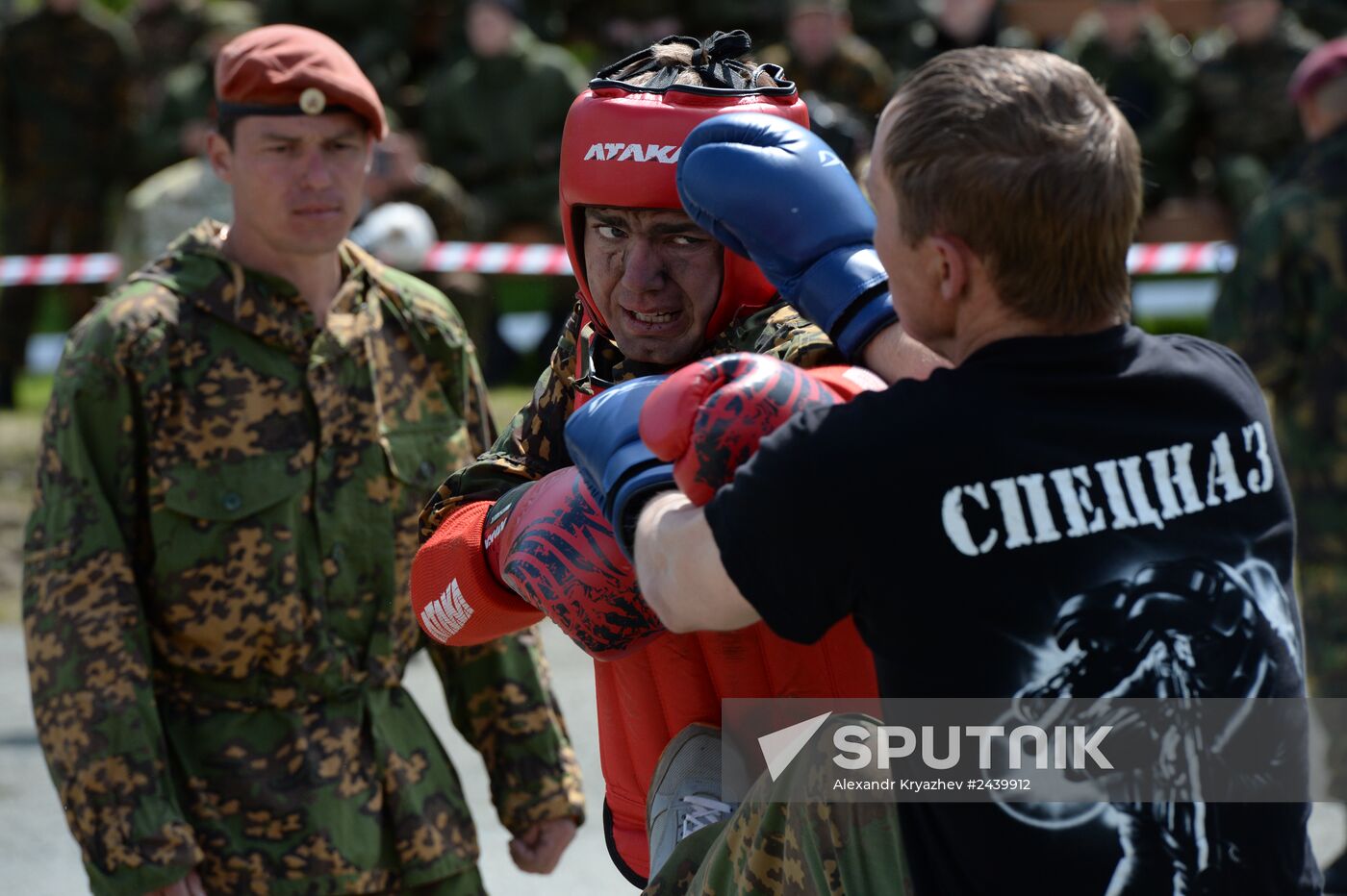 Qualification trials for right to wear maroon beret