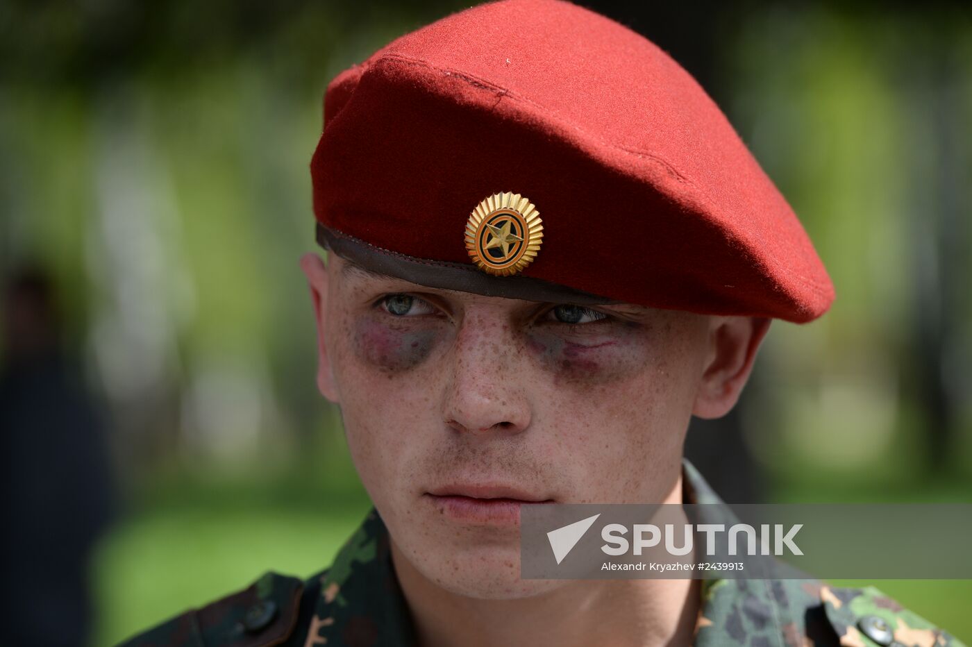 Qualification trials for right to wear maroon beret